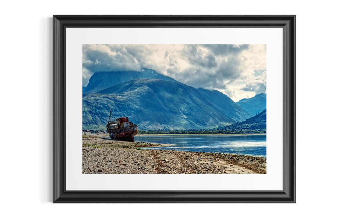 Corpach Schiffswrack am Loch Linnhe