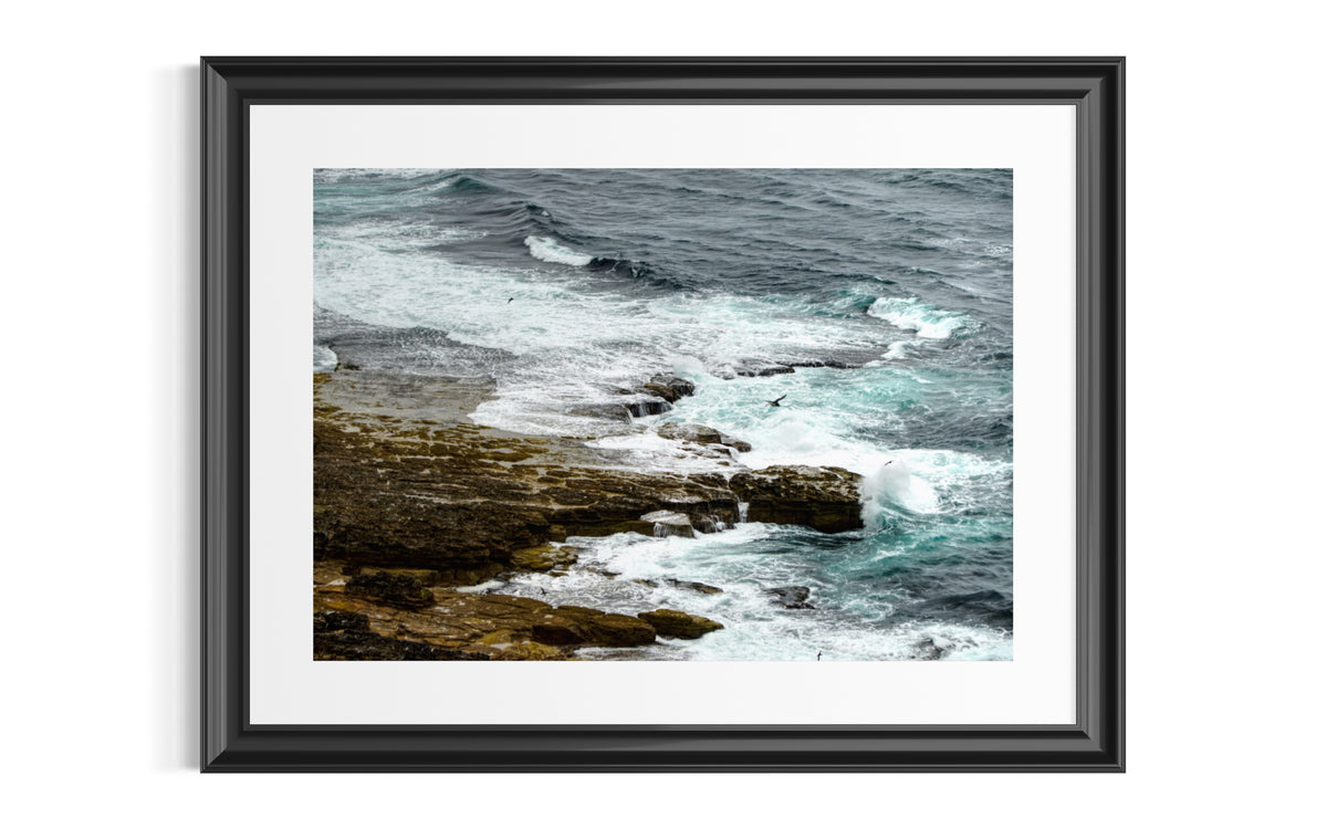Brandung auf der Orkney Insel in Schottland