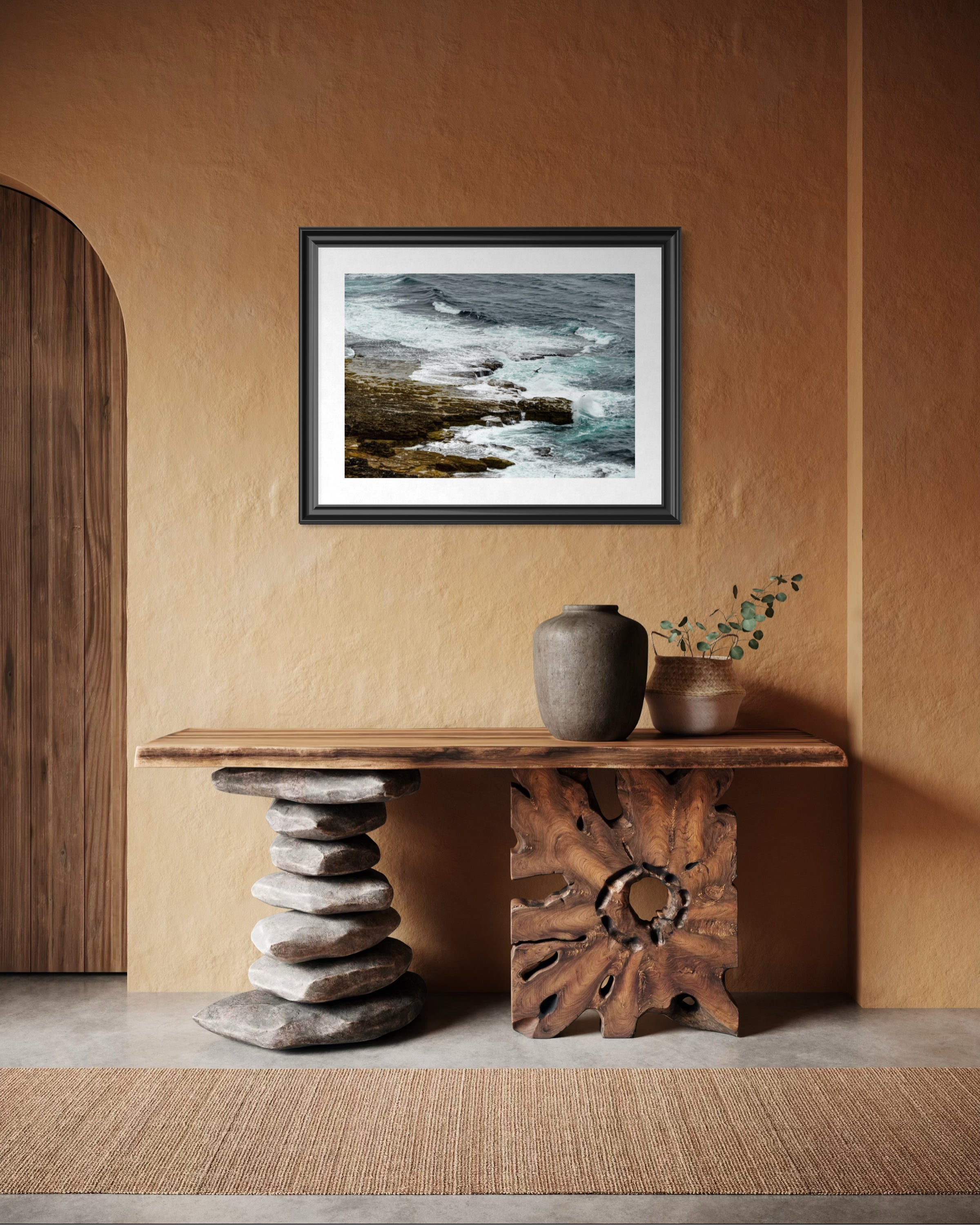 Brandung auf der Orkney Insel in Schottland