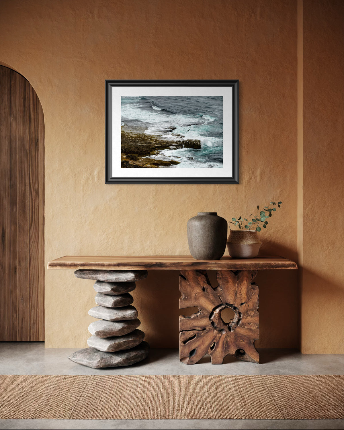 Brandung auf der Orkney Insel in Schottland