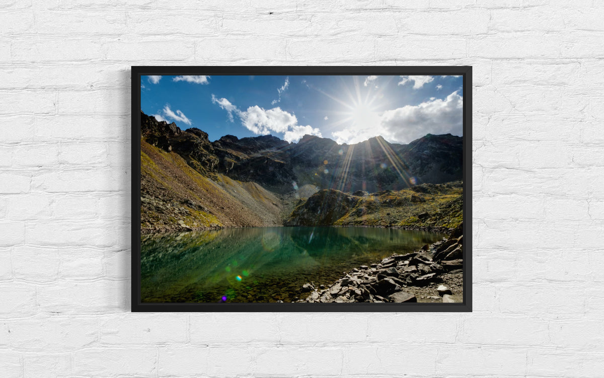 Schönrinnenkarsee in den Öztaler Alpen in Gries