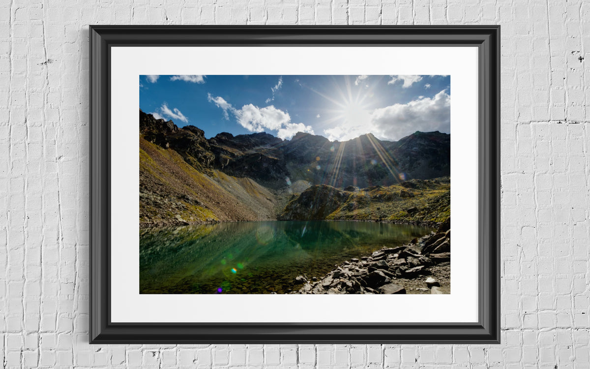 Schönrinnenkarsee in den Öztaler Alpen in Gries