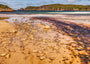 Fine Art Print eines schottischen Strandes in der Nähe von Bettyhill mit Blick auf die Küste in Langzeitbelichtung