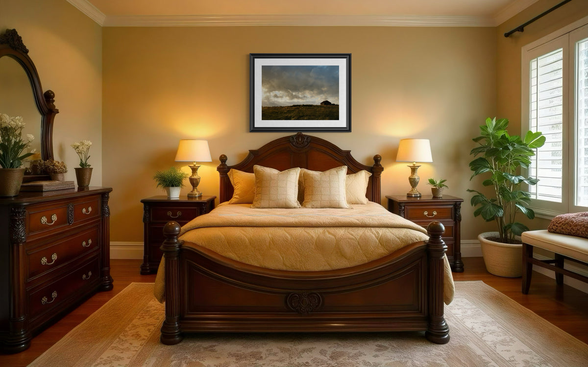 Die schottischen Highlands bei Sonnenuntergang