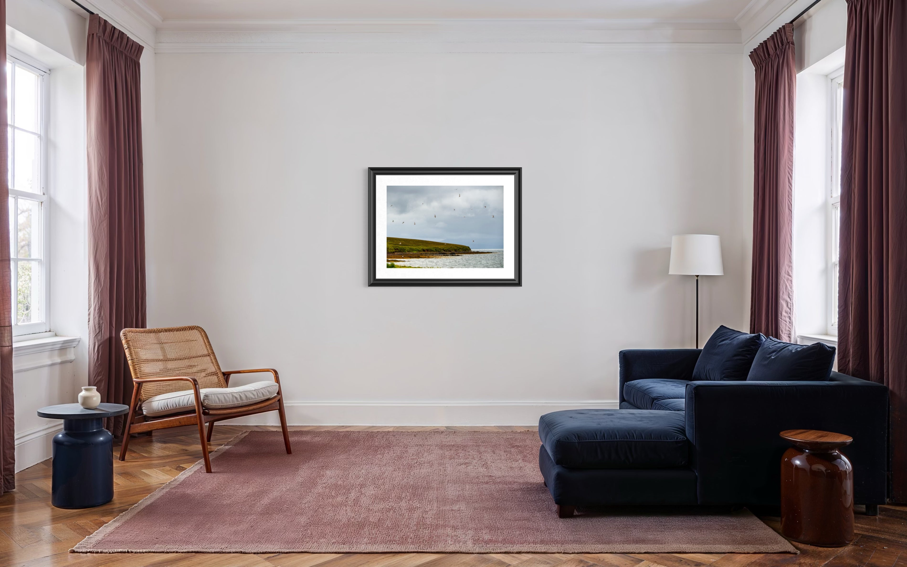 Auf Schottlands Orkney Inseln an der Küste