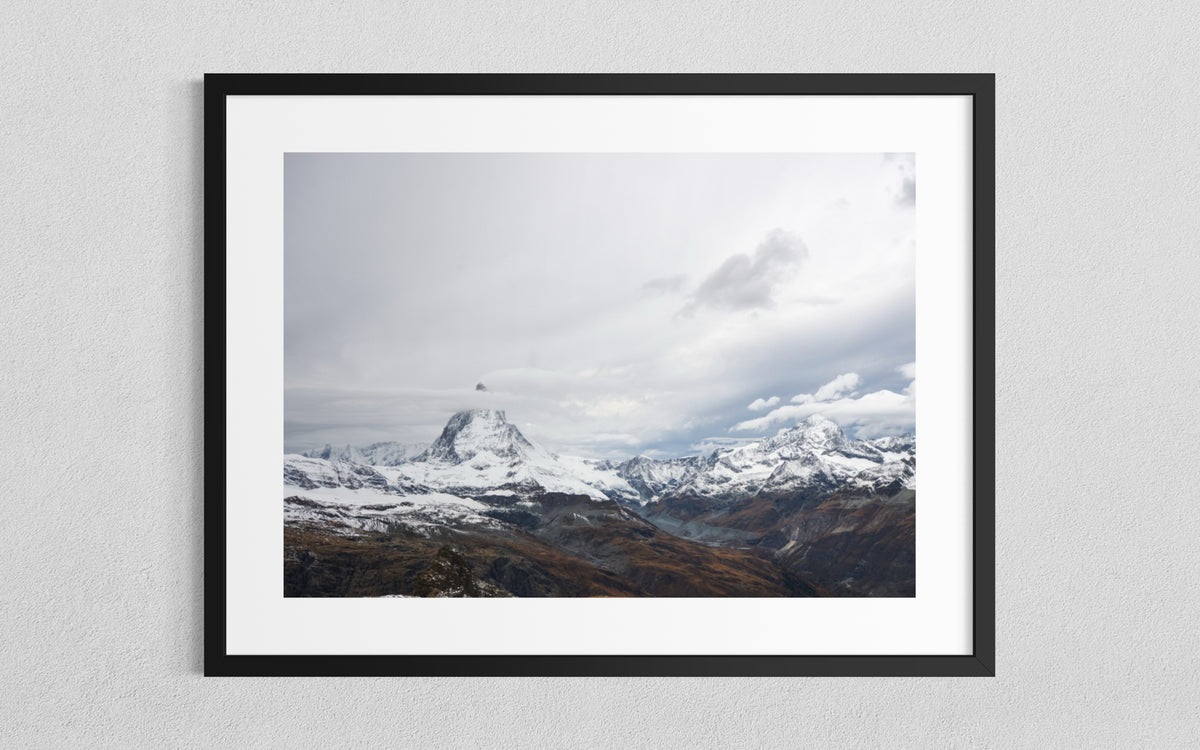 Matterhorn im Wolkenschleier