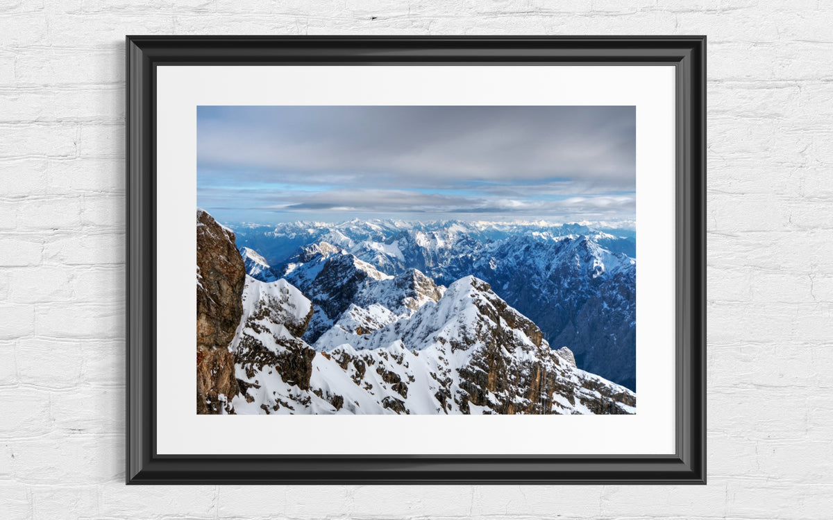 Blick von der Zugspitze