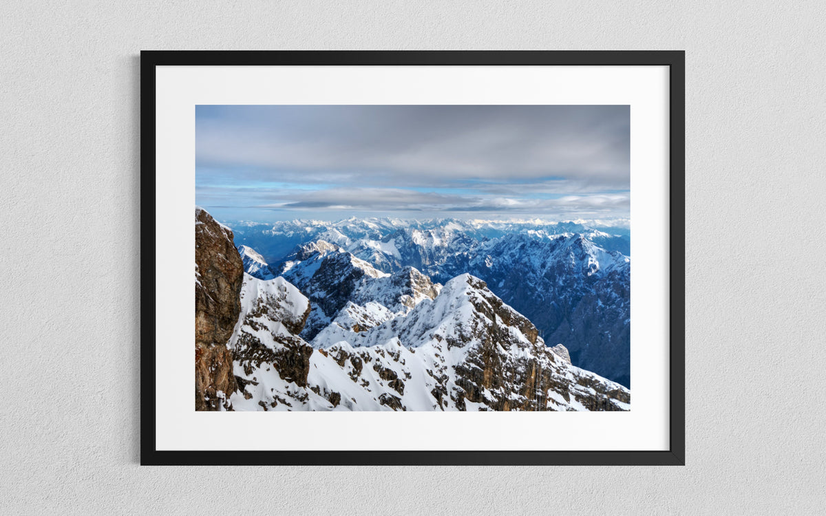 Blick von der Zugspitze